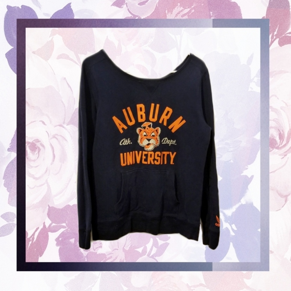 Retro Aubie Auburn University scoopneck sweatshirt
